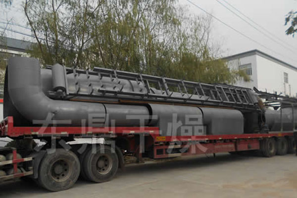 我們在路上東鼎河北石家莊800噸煤泥烘干機系統(tǒng)整裝待發(fā)