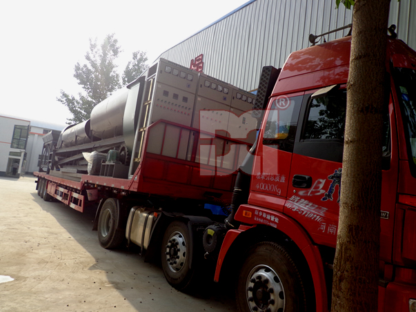 煤泥烘干機裝車現(xiàn)場