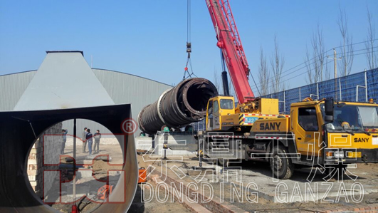 山西煤泥烘干機安裝現場